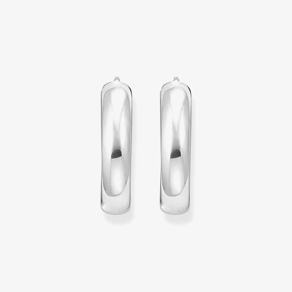 THOMAS SABO Sterling Silver 34.2mm Chunky Hoop Earrings CR739-001-21