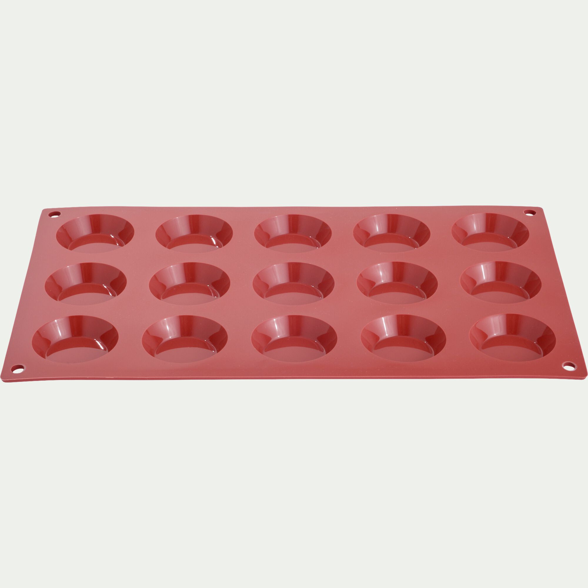 SILIKOMART - Lot de 15 moules à tartelettes en silicone platinium - marron