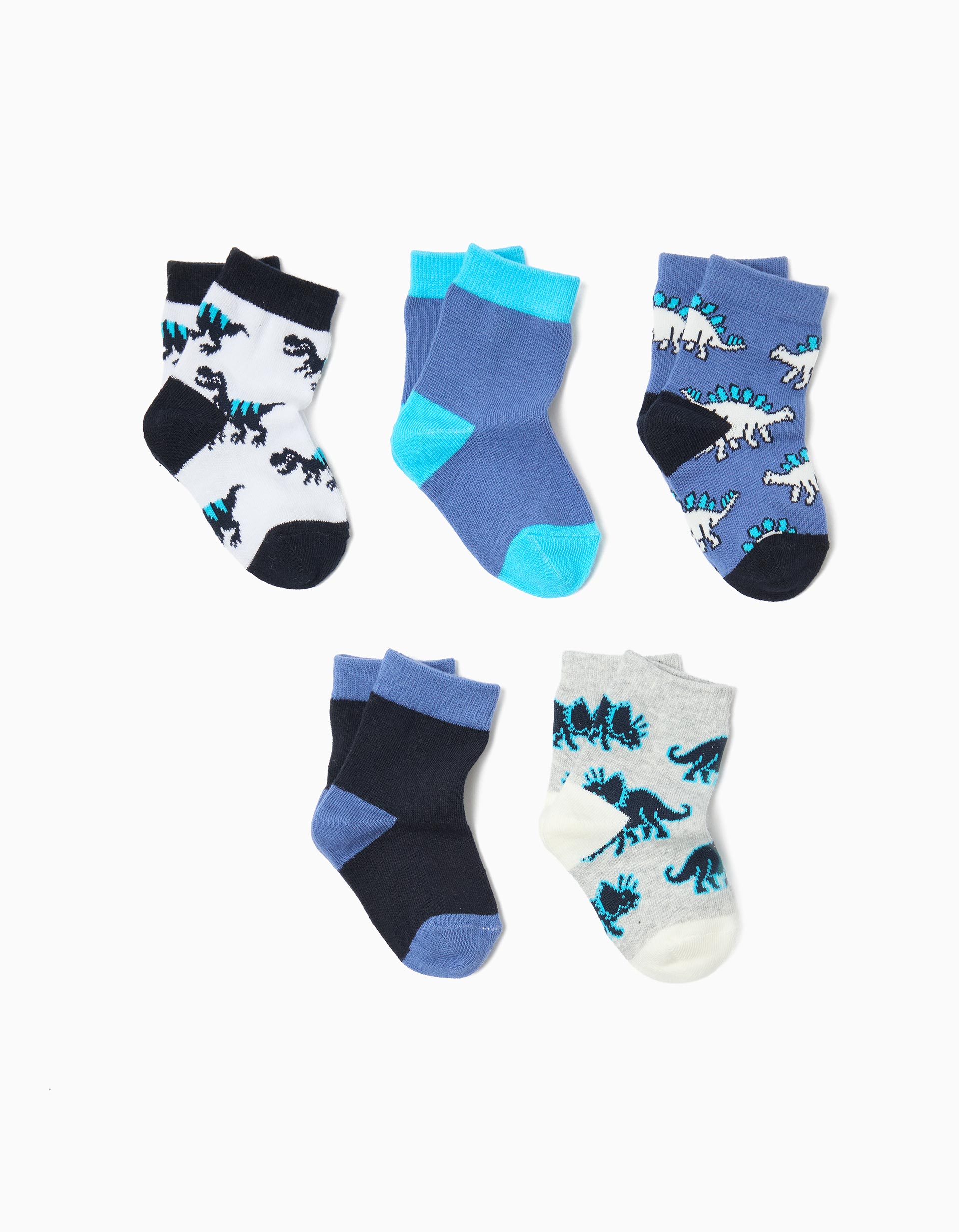 Pack 5 Pares de Meias, Menino, Multicor