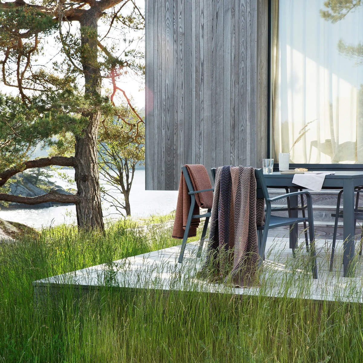 Røros Tweed - Picnic Wolldecke 200 x 150 cm, light cognac