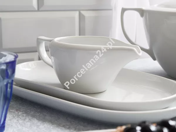 Serwis obiadowy na 12 osób (44 el.) Chodzież - City Biały C001
