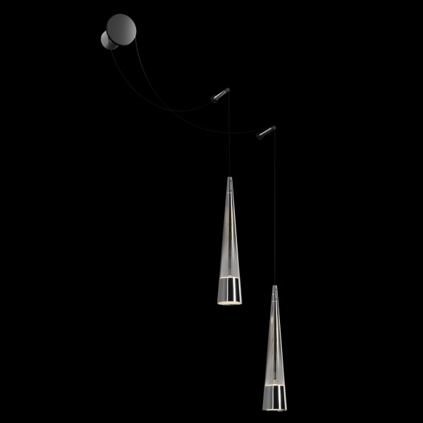 Kinkiet SINTESIsrebrny LED 2x24W 840lm wym:228,9x48,9x38,9cm IP20 Maytoni