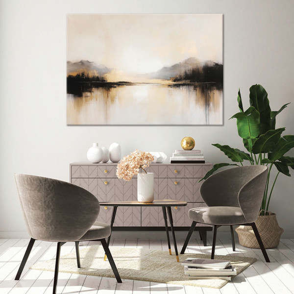 Feeby Obraz na płótnie, Abstrakcja w beżu 60x40