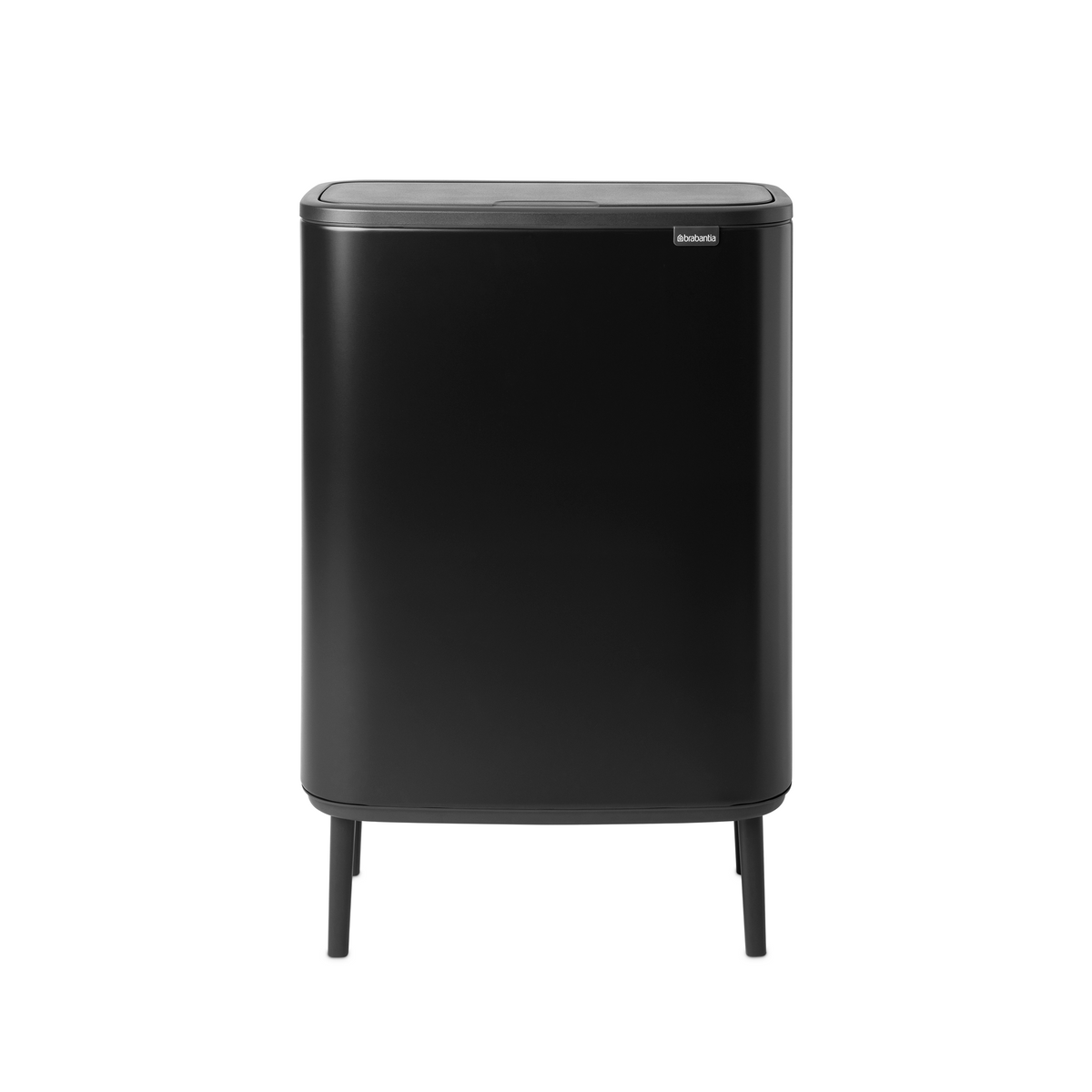 Brabantia Bo Touch Bin Hi, met 2 binnenemmers, 2 x 30 liter - Matt Black