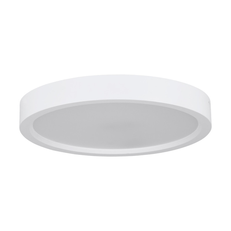 Plafonnier LED Idun blanc Ø 28,5 cm blanc neutre 2000 lm 17 W EGLO