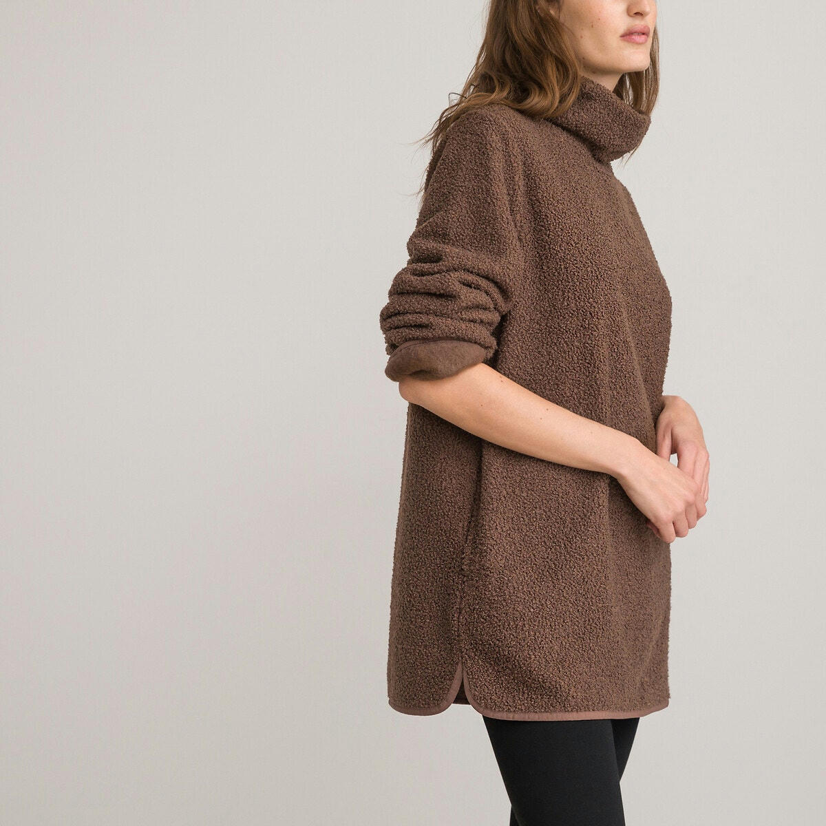 Pyjama avec haut en maille polaire