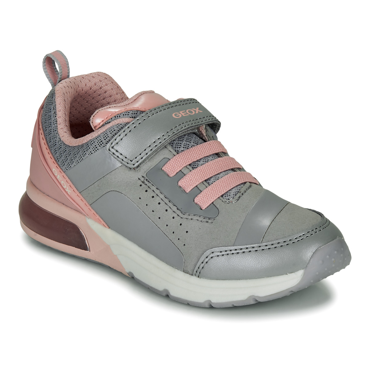 Geox - J SPACECLUB GIRL C - Grey / Pink