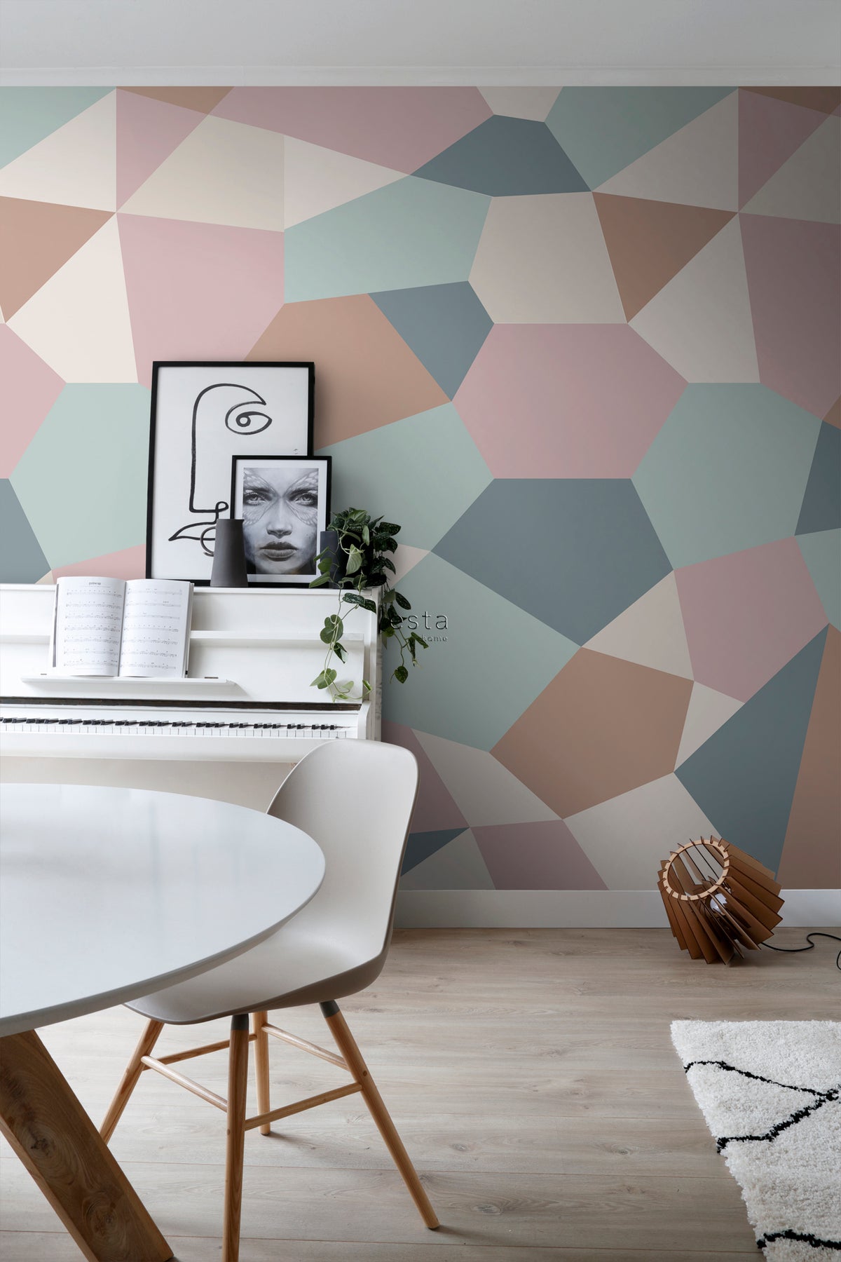 ESTAhome fotobehang grafisch motief multicolor - 200 x 279 cm - 159258