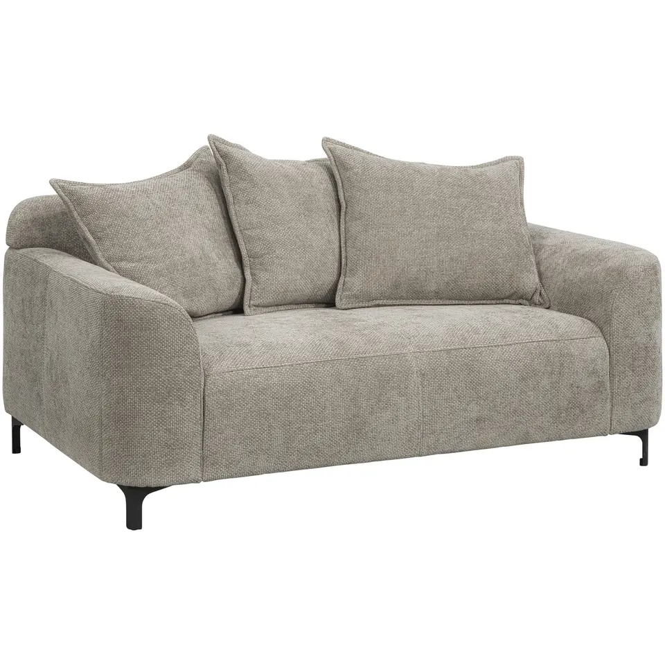 Bank Elsa 2-zits - stof Eden- taupe