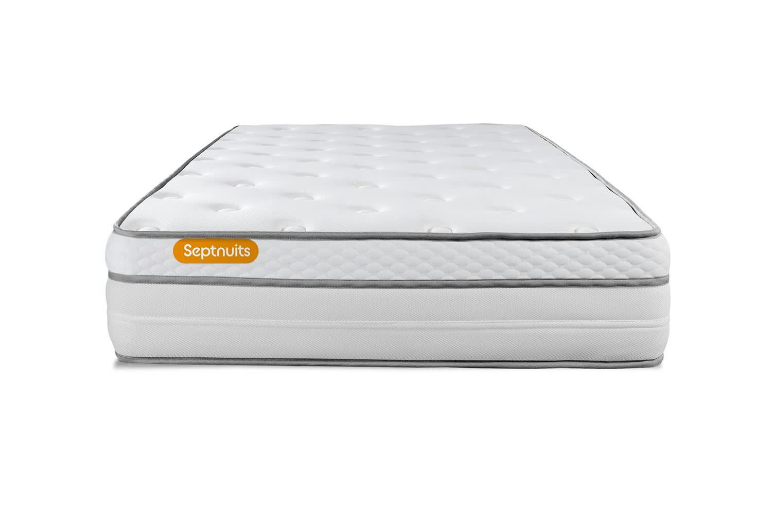 MEMO LUXE - Matelas 90x200 Ressorts et mémoire de forme - Equilibré