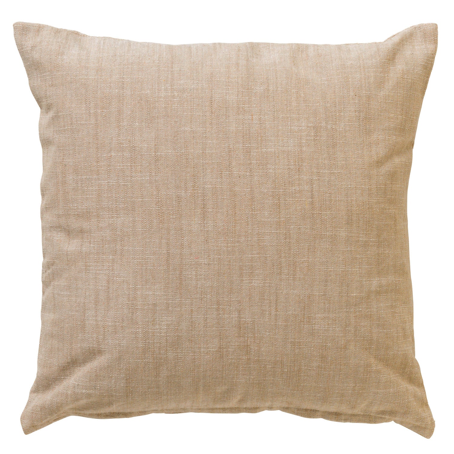 NATURA - kussenhoes 45x45 cm - 100% biologisch katoen - Tobacco Brown - bruin