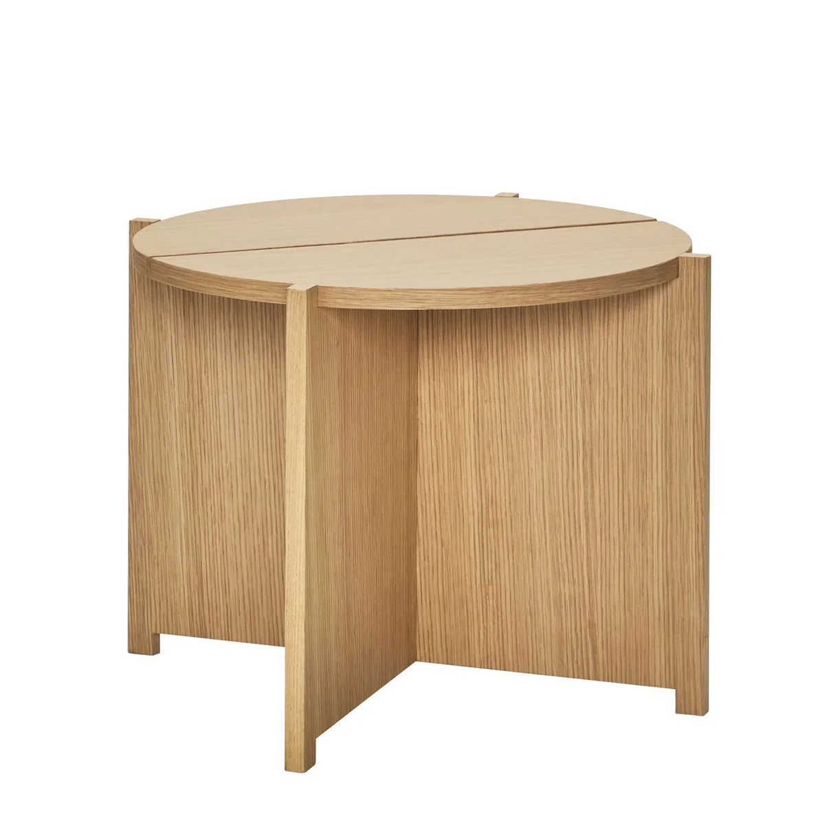 Hübsch Interior - Dash Beistelltisch, Ø 55 cm, Eiche