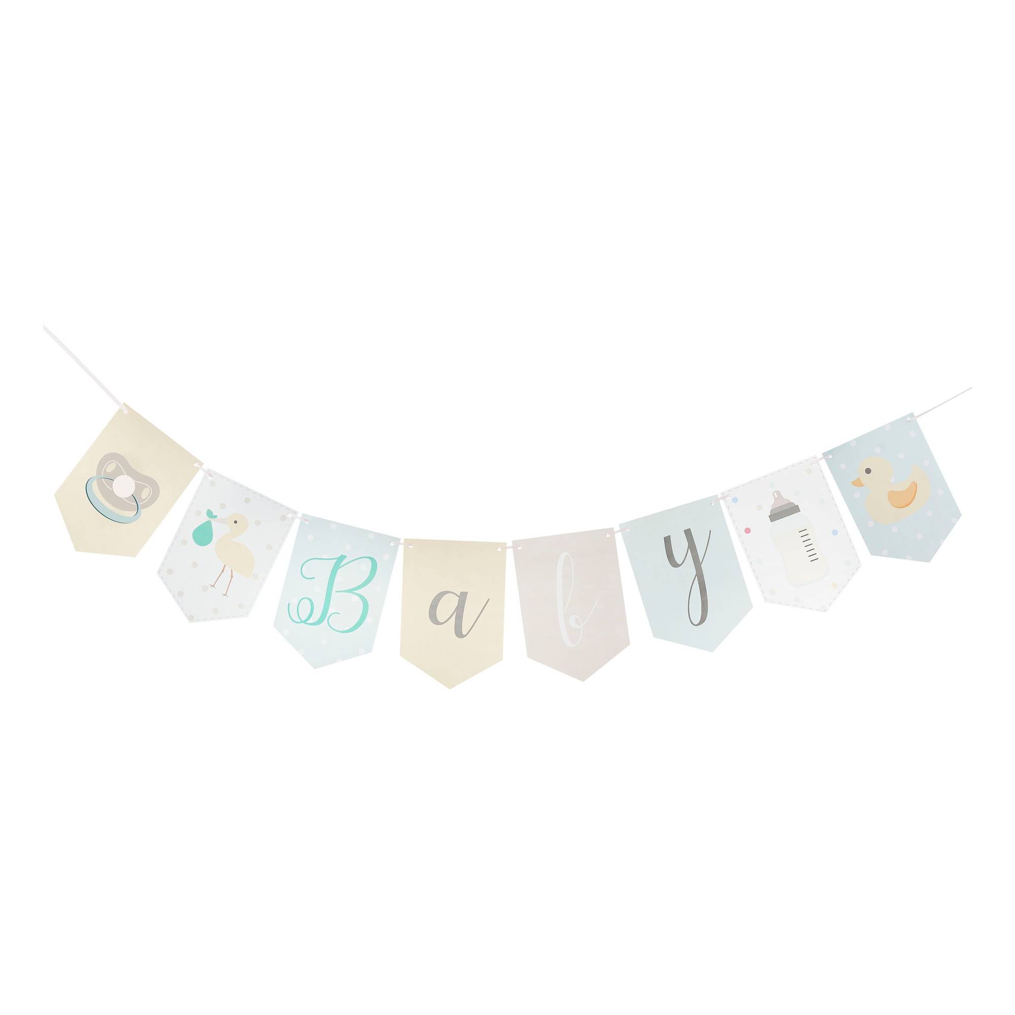 Unisex Baby Shower Banner 2m