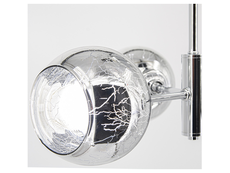 Lampa sufitowa Sophia 3-punktowa metalowa srebrna