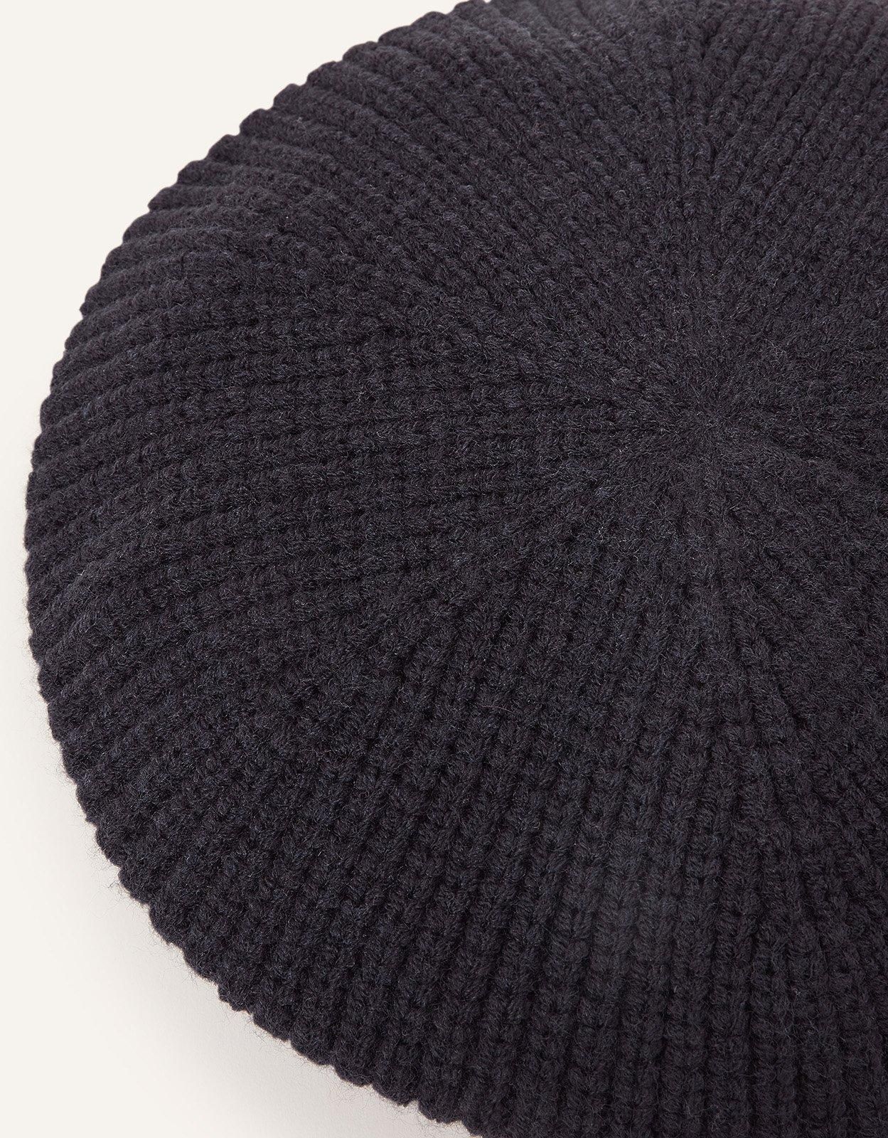 Accessorize Ribbed Knit Beret