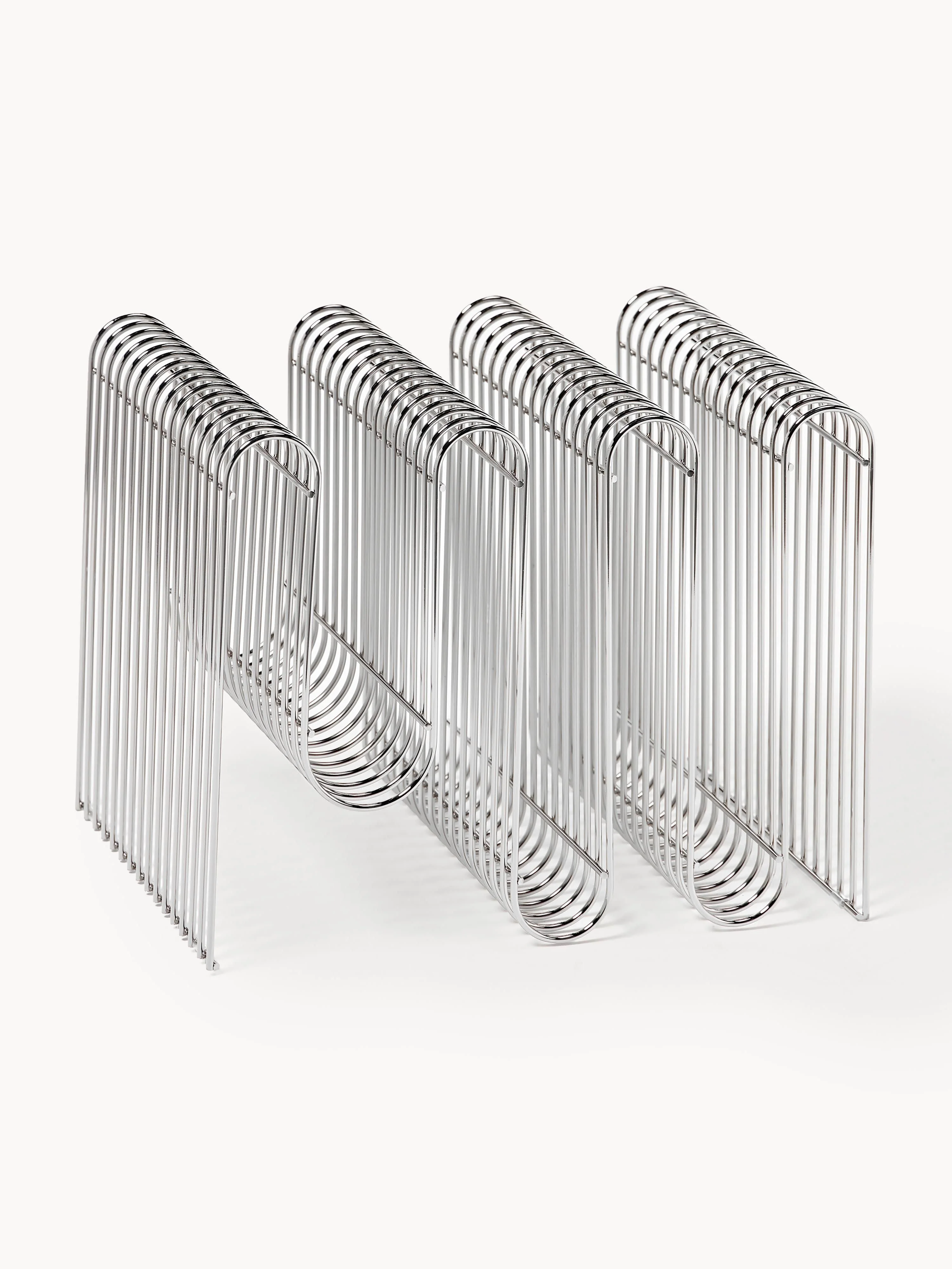 Zeitschriftenhalter Curva aus Metall