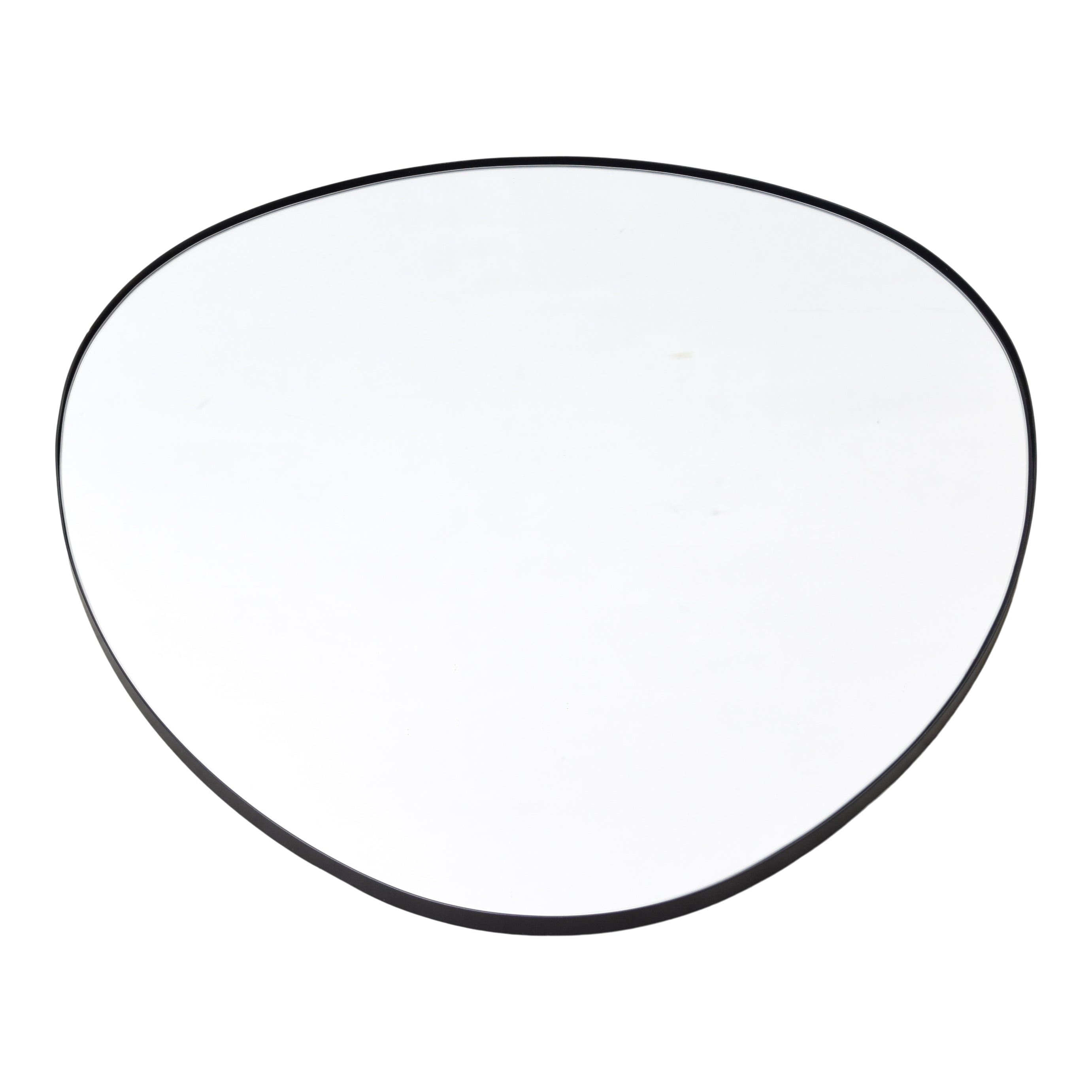 Fragix Nomad wandspiegel - Organisch - Zwart metaal - 60x60