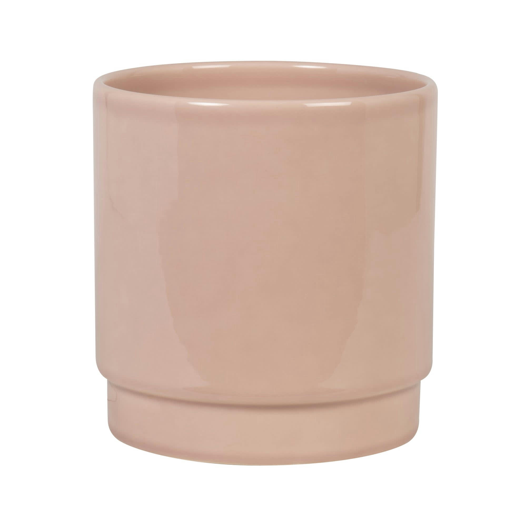 MILO - Cache-pot en terre cuite écrue H20