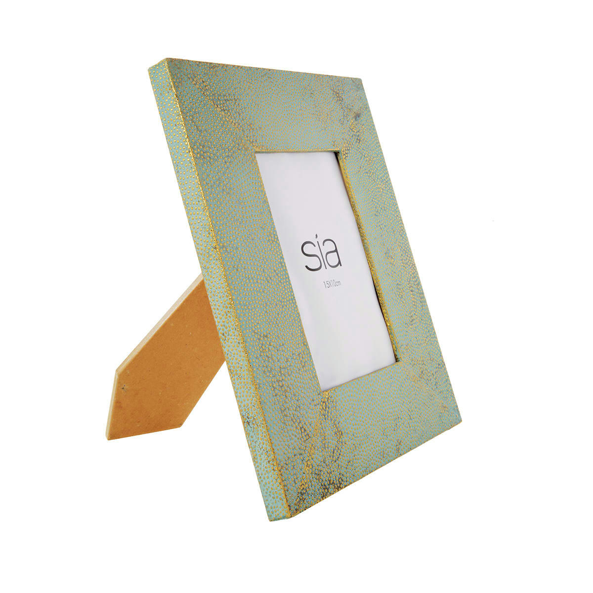 SOPHIE - Cadre photo en bois vert 15x10