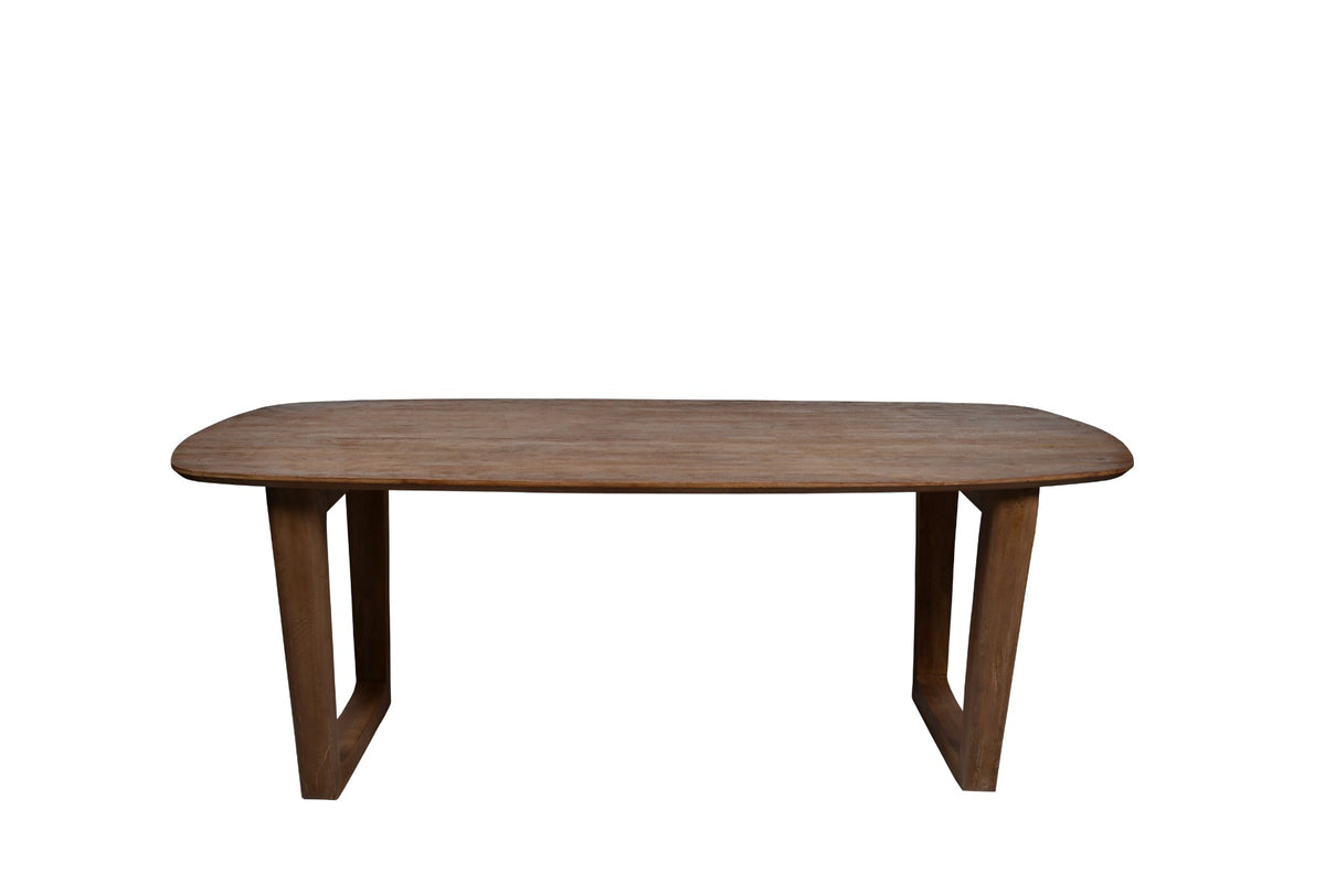 Livingfurn eetkamertafel Cortez - bruin - mangohout - 200cm