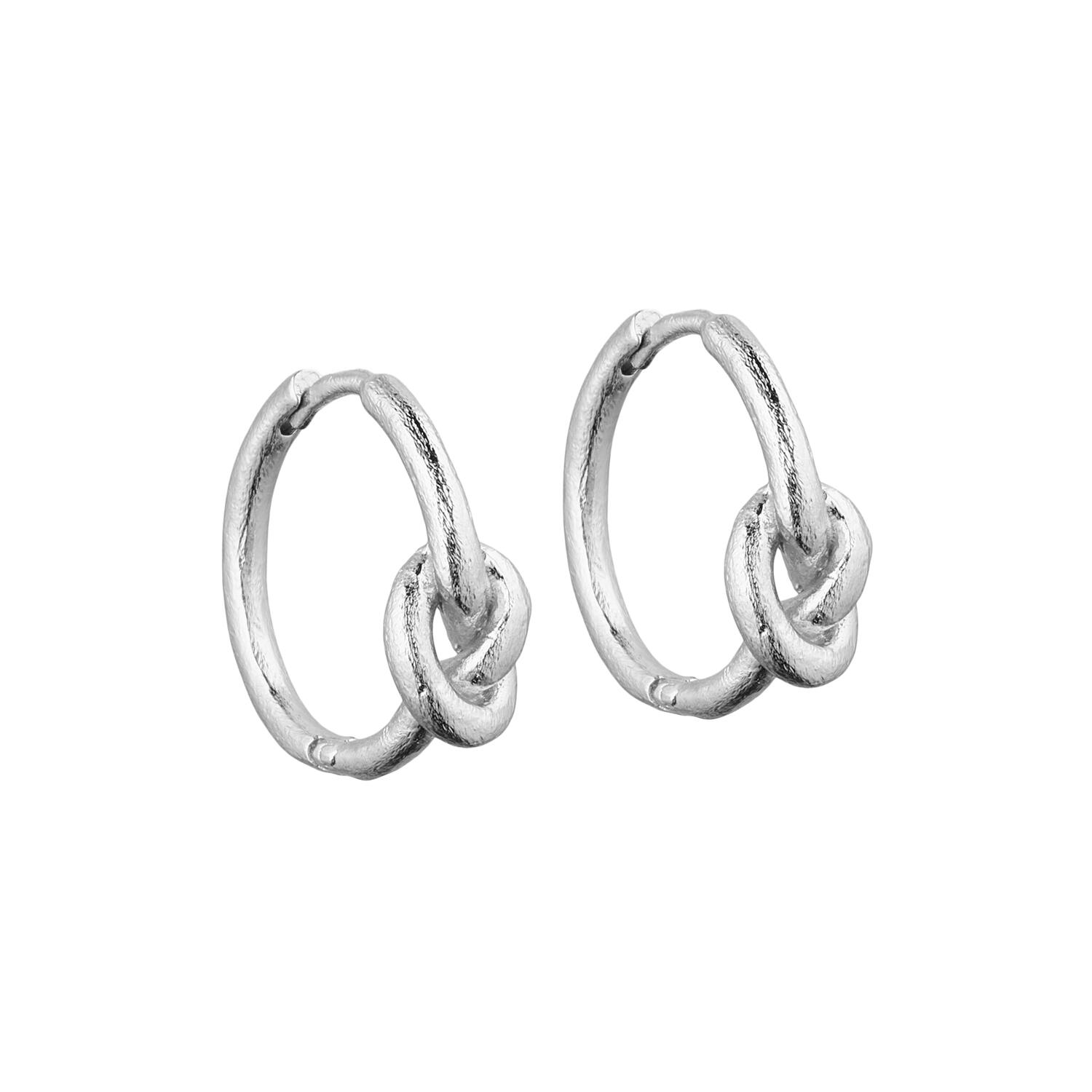 Lilou hoops Small, forsølvet