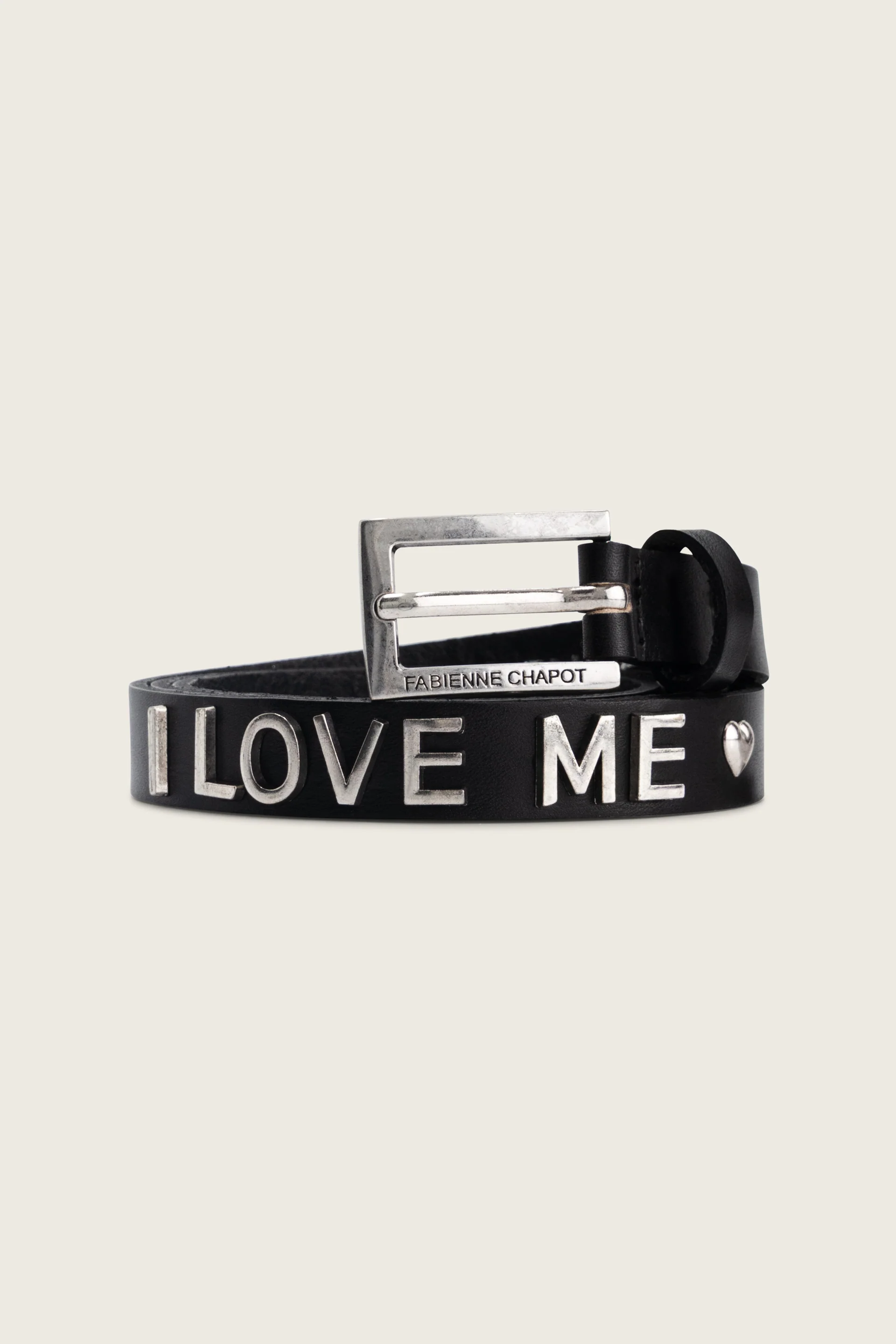 Studded Loveletter Belt | Black