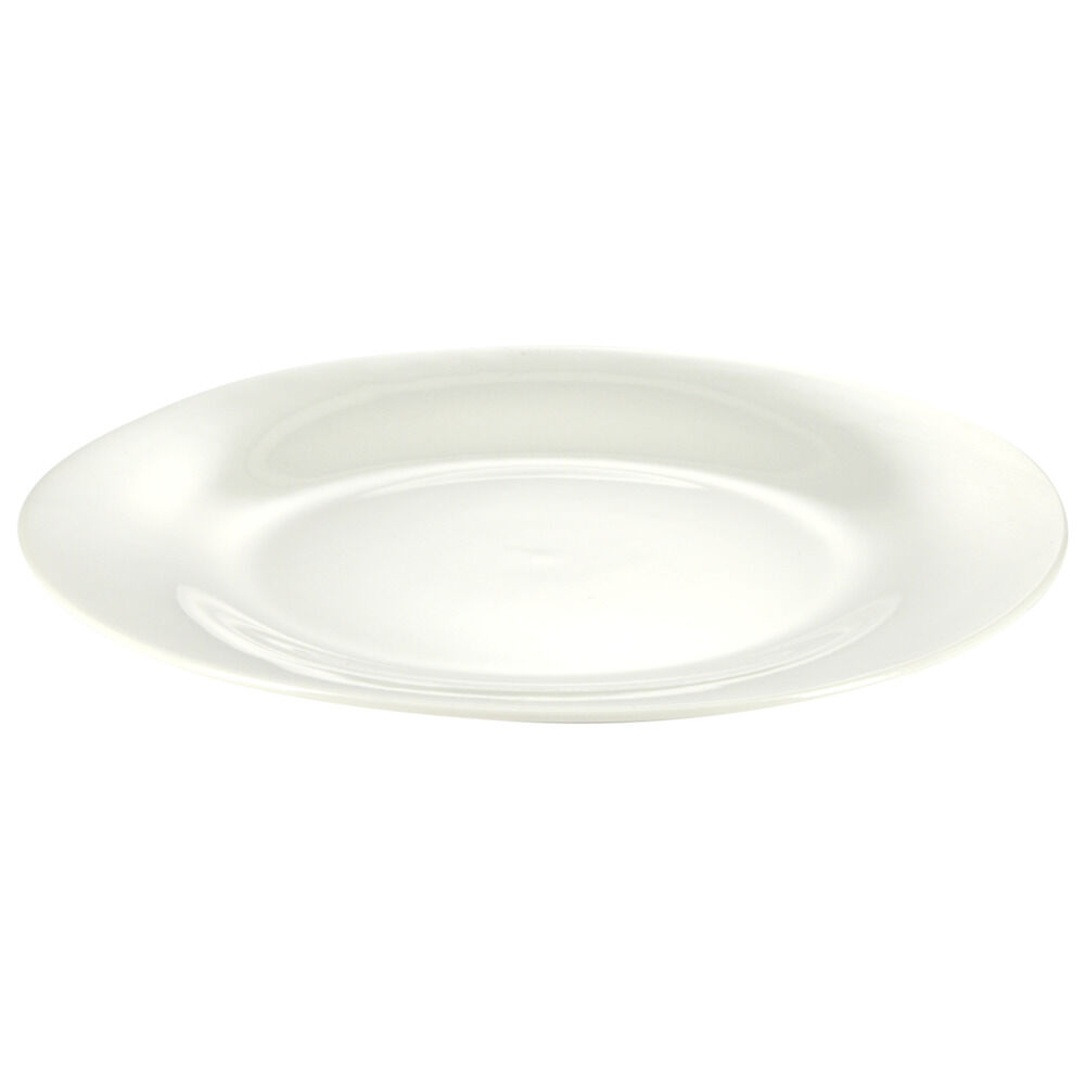 Service à vaisselle en porcelaine blanche 4 personnes (16 pièces)