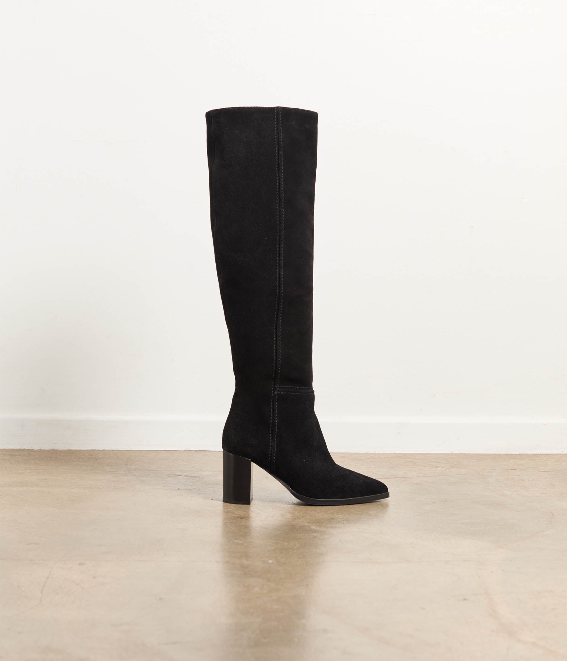 Cuissardes velours noir Come