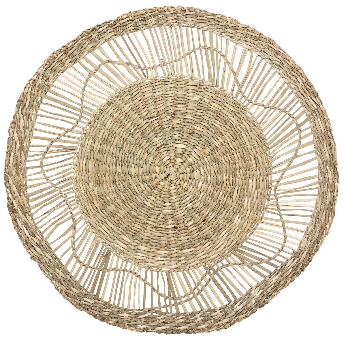 Set of 3 wall decorations "Lela" Reed, D.18/28/38 cm