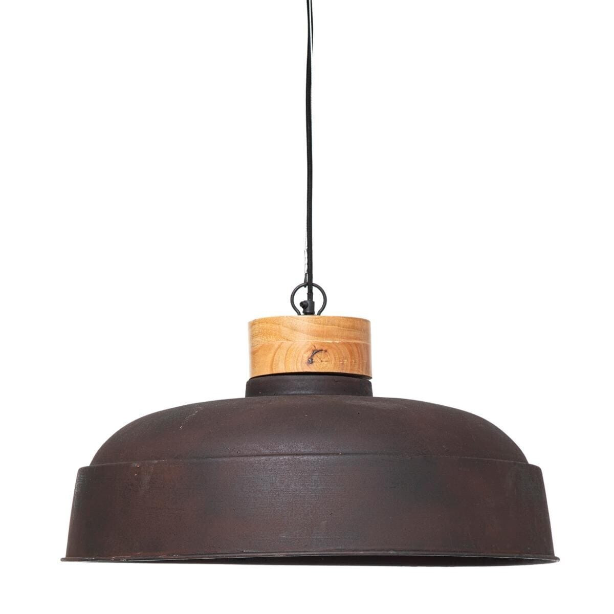 LAMPA WISZĄCA Prano metal/drewno minimalistyczna