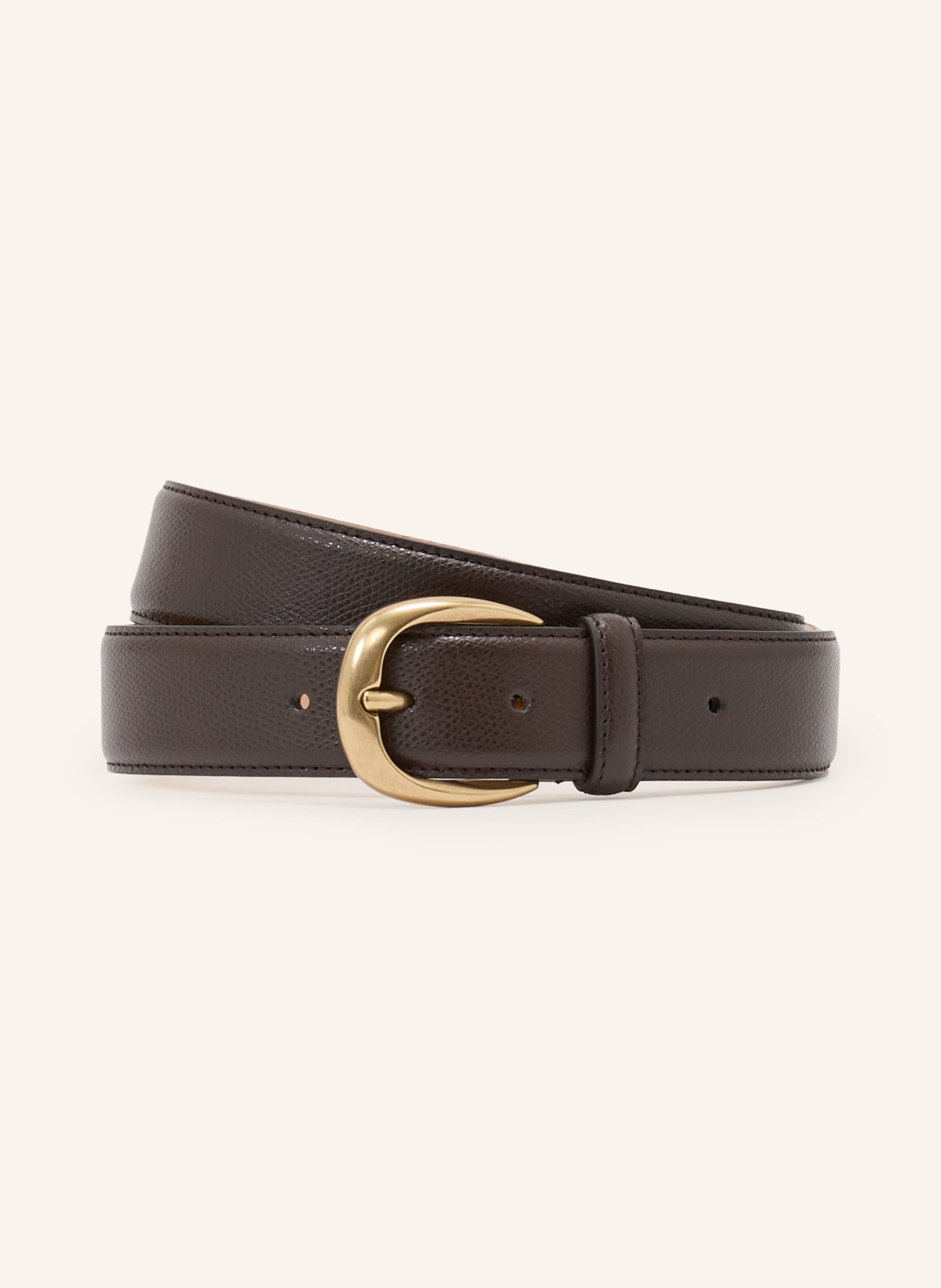 REISS Ledergürtel PIERCE PEBBLE