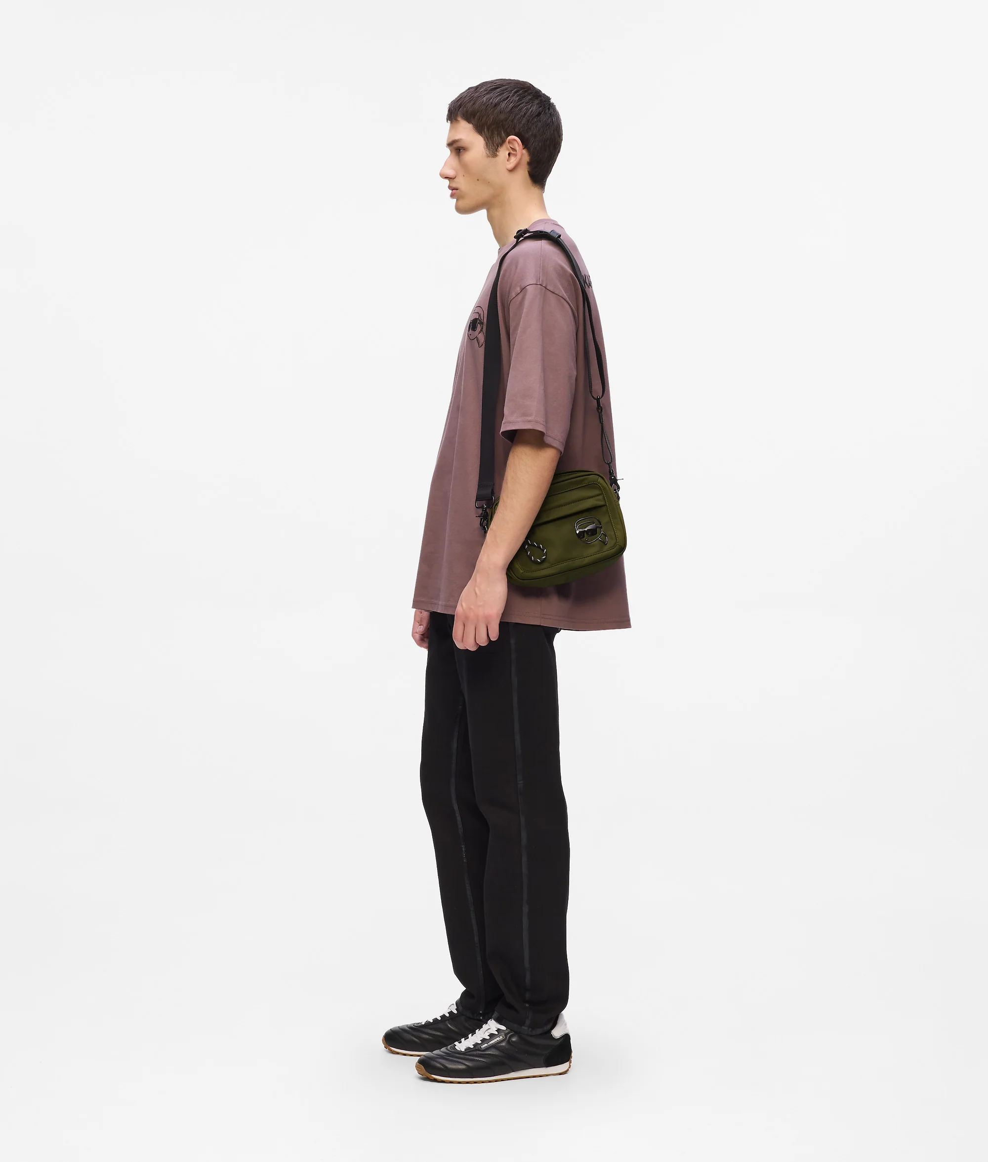 Ikon nylon crossbody bag