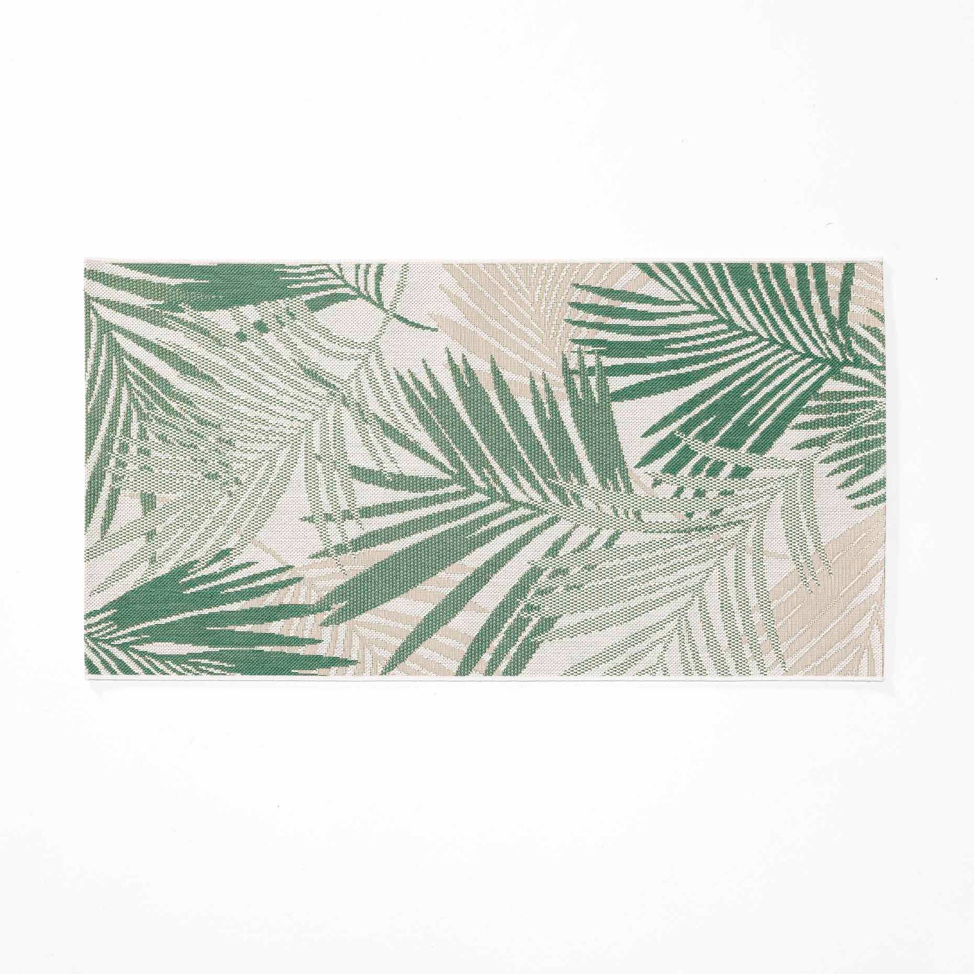 Tapis rectangulaire, motif tropical