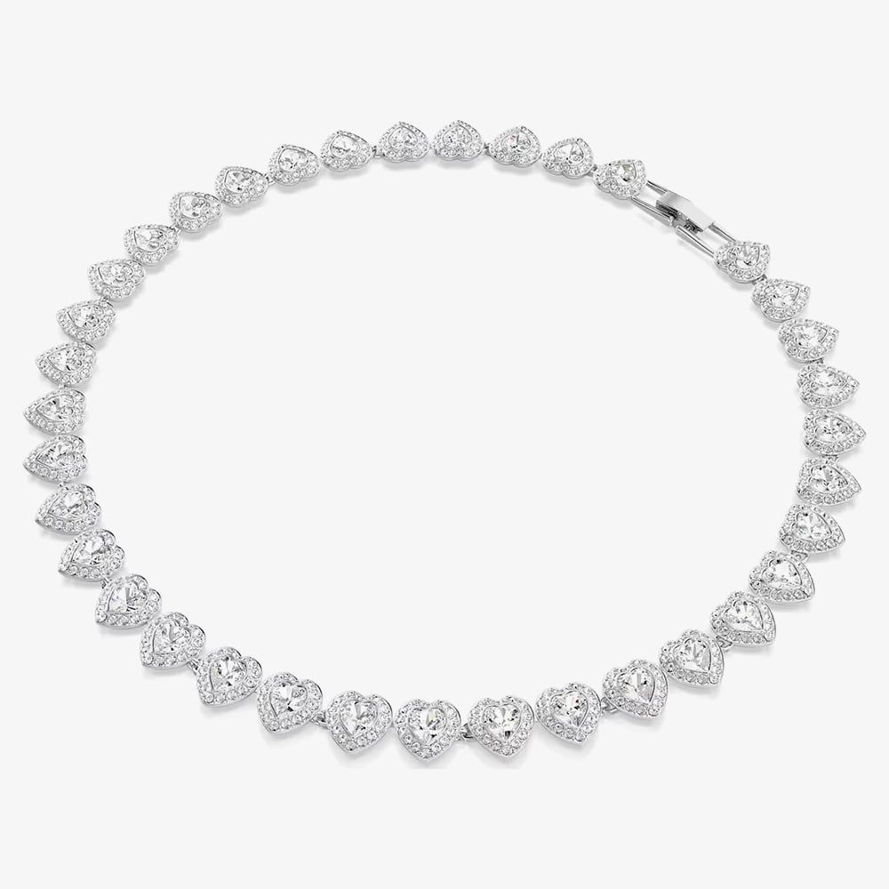 Swarovski Ariana Grande X Capsule White Crystal Heart Necklace 5720857