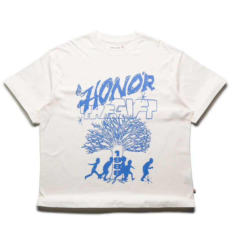 Honor The Gift Family Tree Tee - Bone