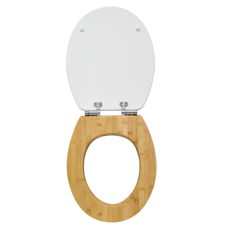 Abattant de toilette Diplomat White Bamboo blanc WIRQUIN