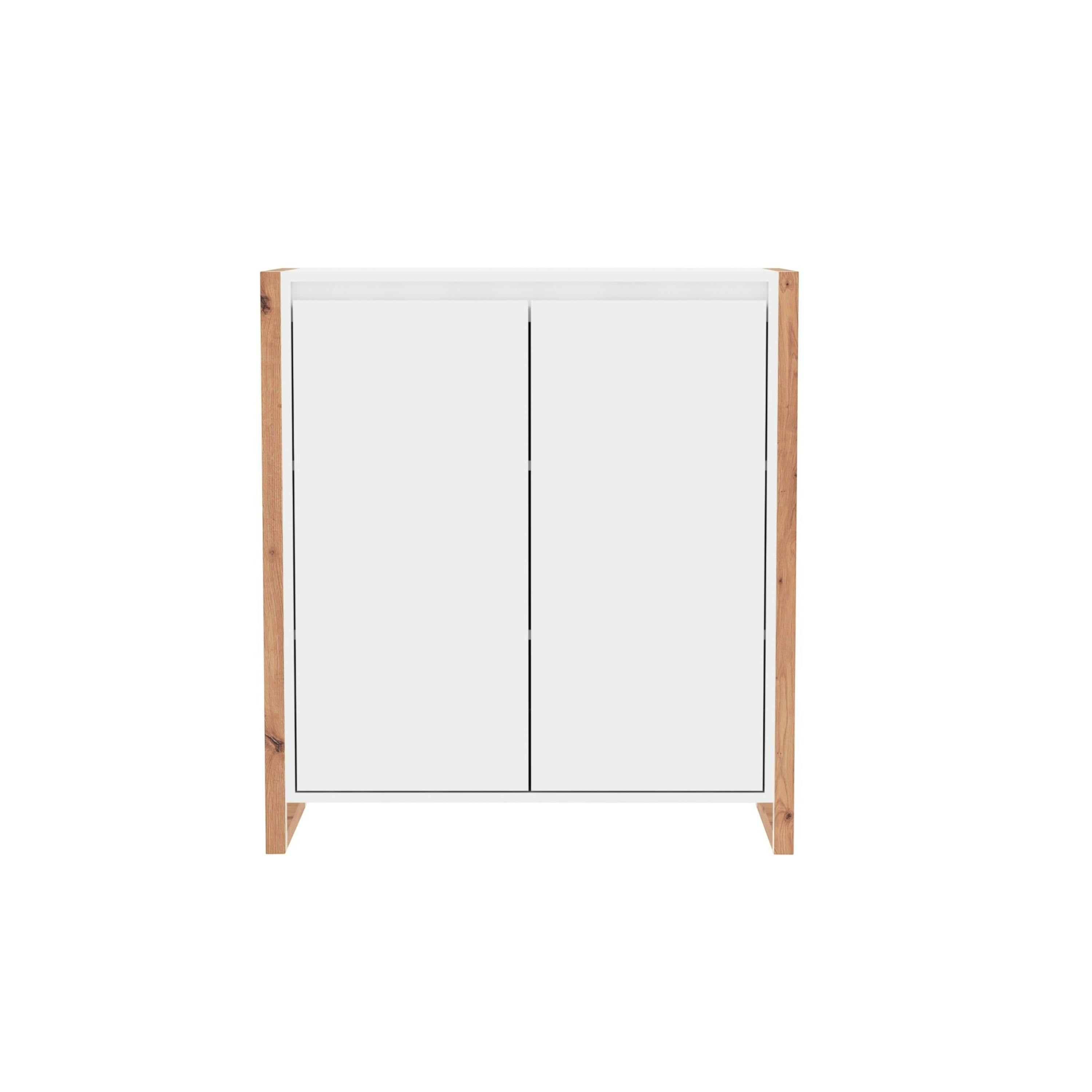 Petit buffet blanc 2 portes ALVA
