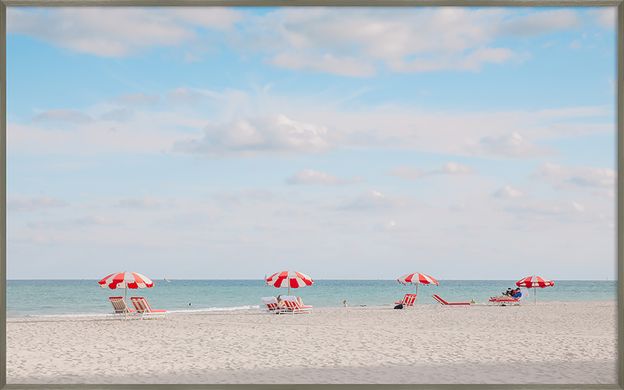 QUADRO MIAMI BEACH I 80 CM X 50 CM