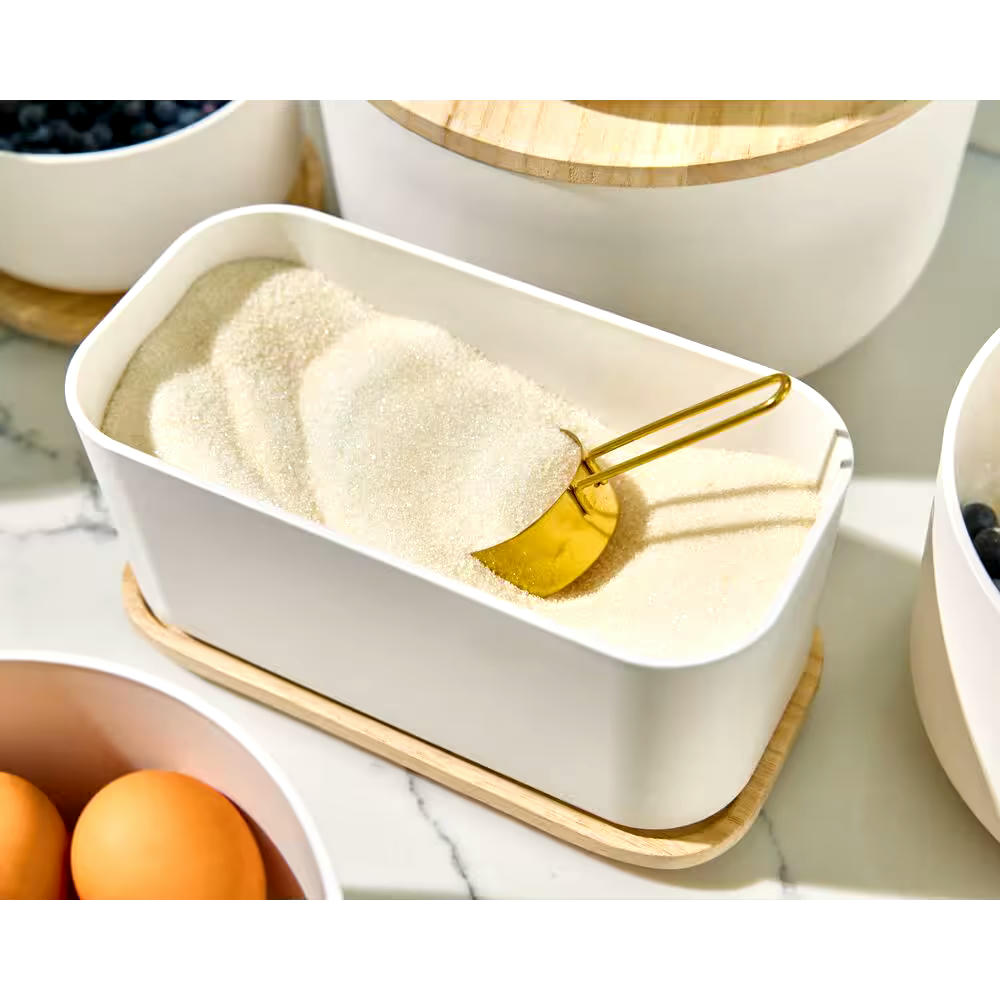 Rosanna Pansino Bio-Resin 8-Cup Canister with Wood Lid