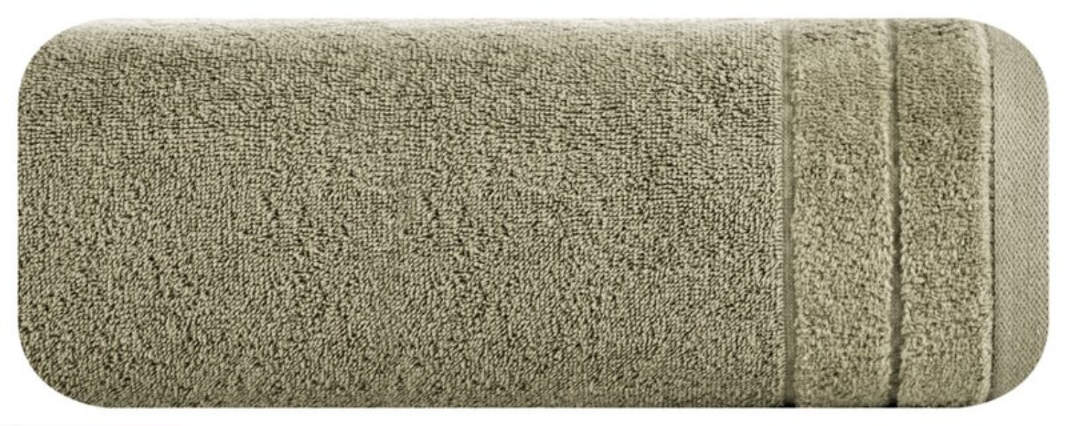 Ręcznik Damla 30x50 brązowy jasny frotte 500 g/m2