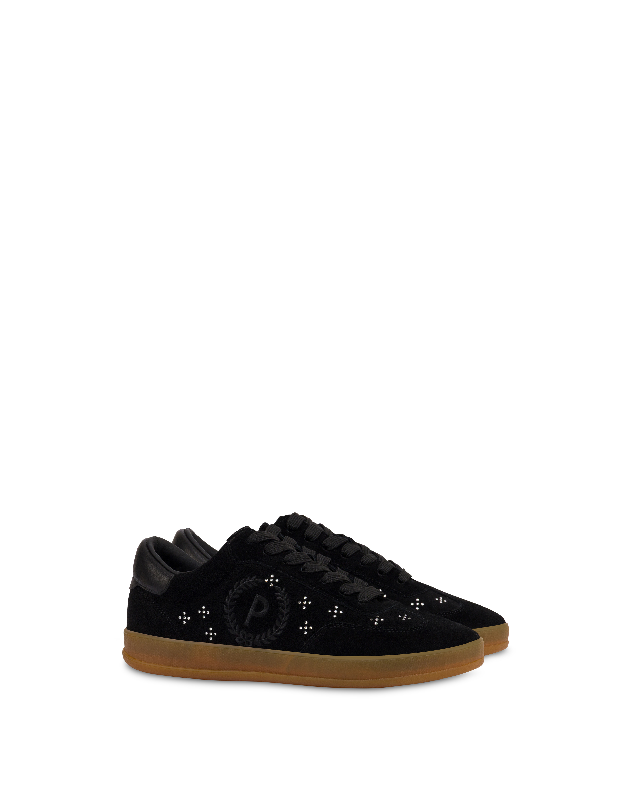 Sneakers Venus Crosta E Vitello Nero/nero