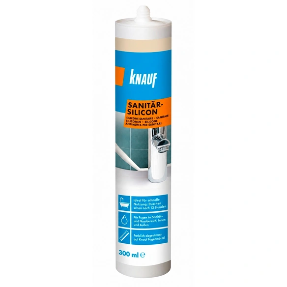 Sanitär-Silikon, beige, 0,3 l