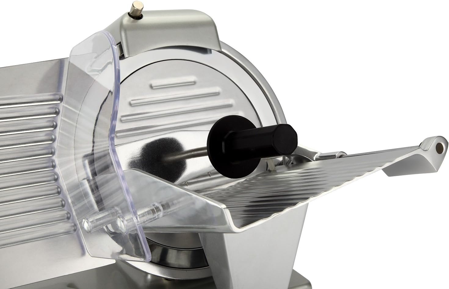 BESWOOD 10 Electric Deli Meat Slicer, Cheese Food Slicer with Premium Chromium-plated Steel Blade, for Commercial and for Home Use 240W, BESWOOD250
