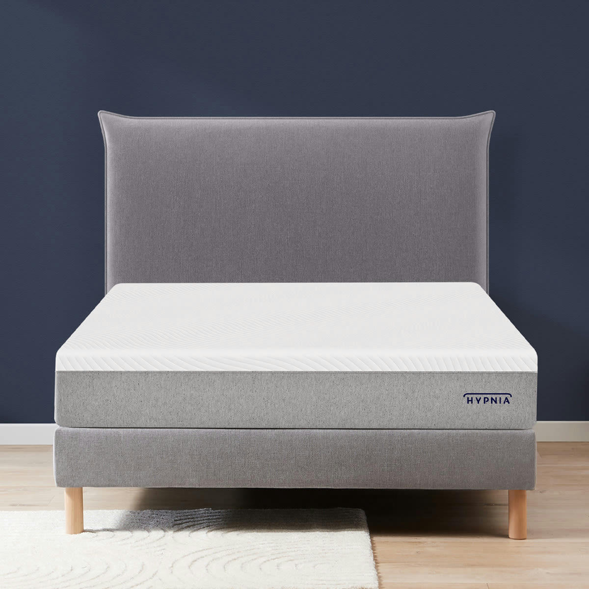 - Lit Design gris 140x200 monobloc