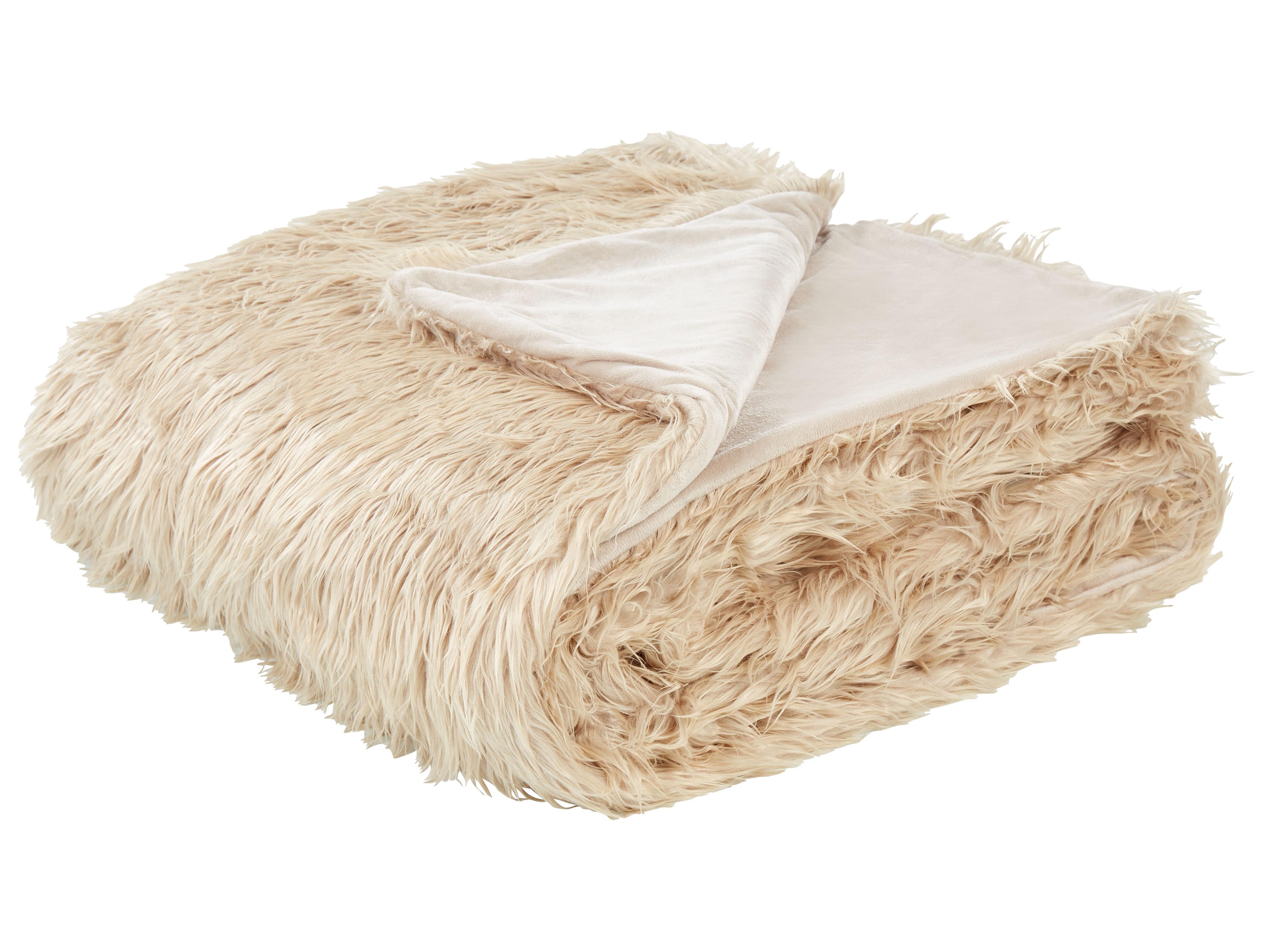 Bedspread DELICE 150 x 200 cm Light Brown