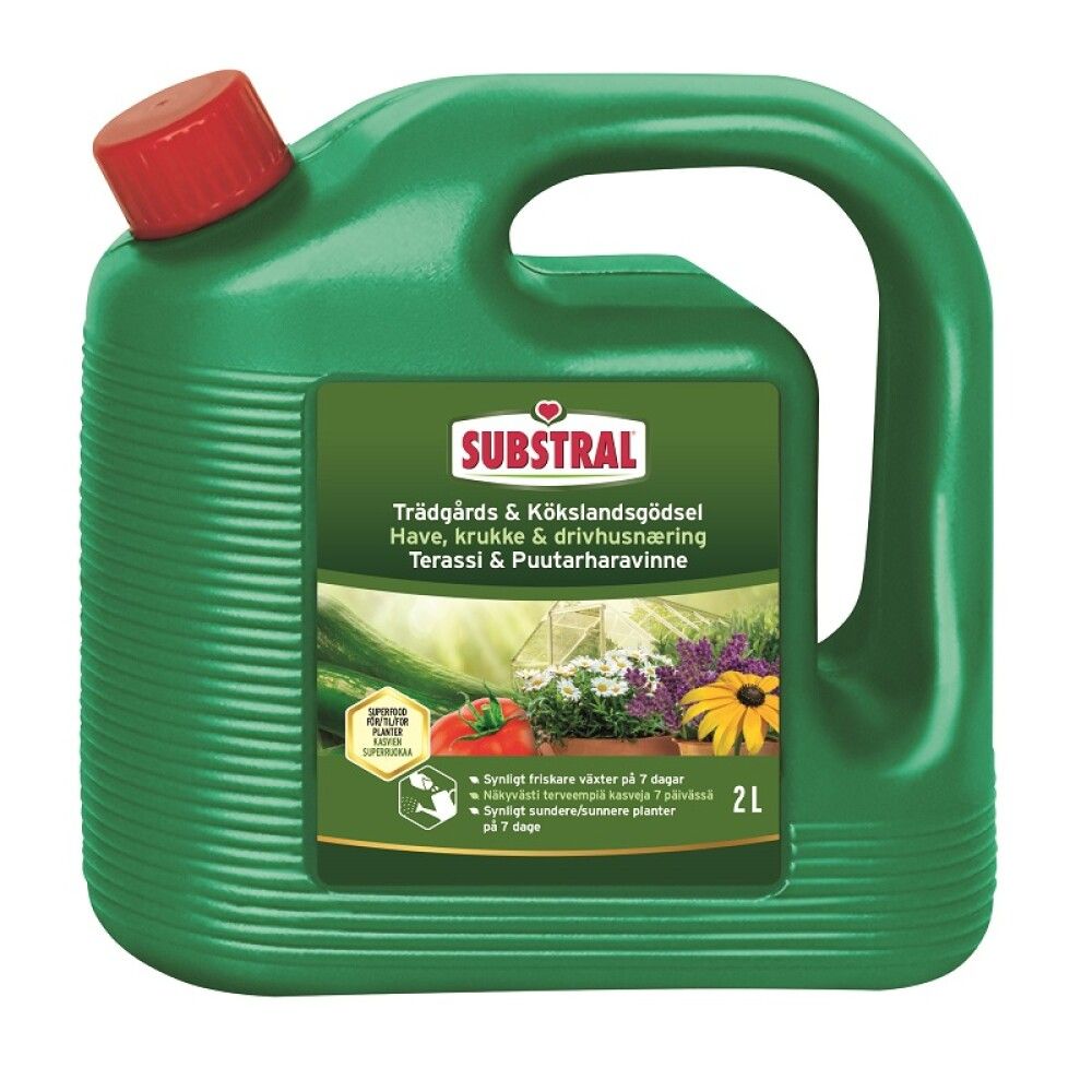 PLANTENÆRING SUBSTRAL KRUKKE OG DRIVHUS 2L