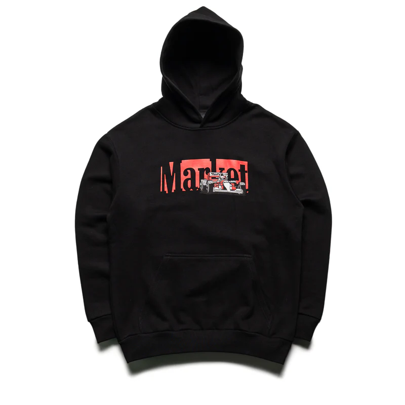 Market Have A Nice Race Hoodie - Washed Black