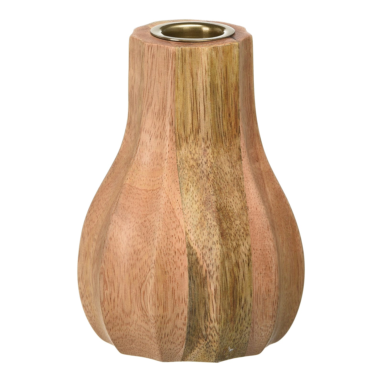 Stabkerzenhalter Cone Braun, ⌀ 8.5 cm, H 125 mm