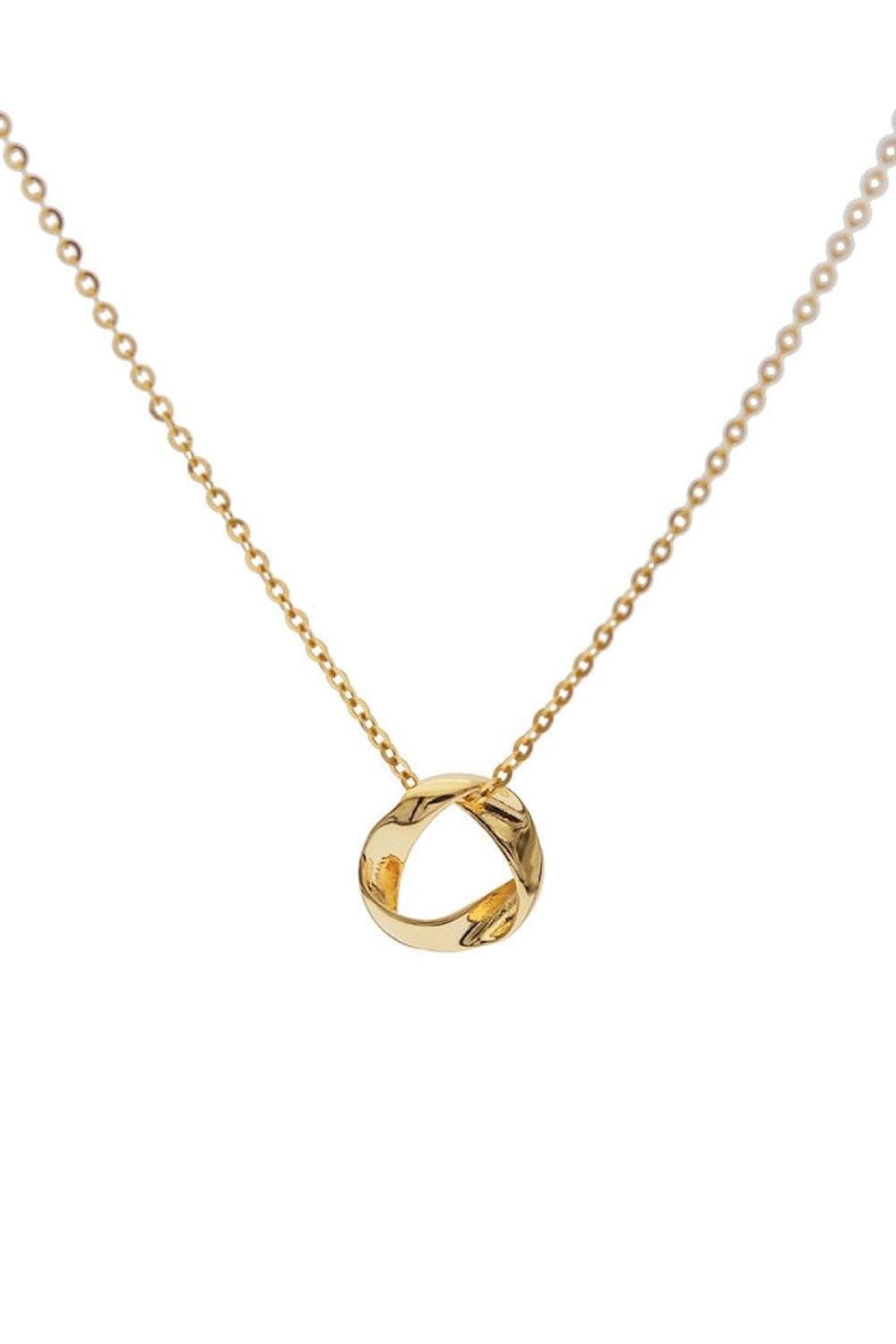 Elk & Bloom Dainty Circle Karma Necklace