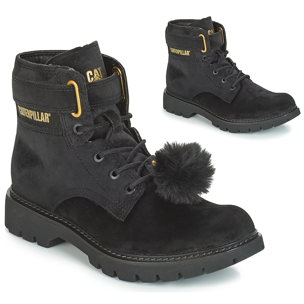 Caterpillar - CONVERSION VELVET -  black